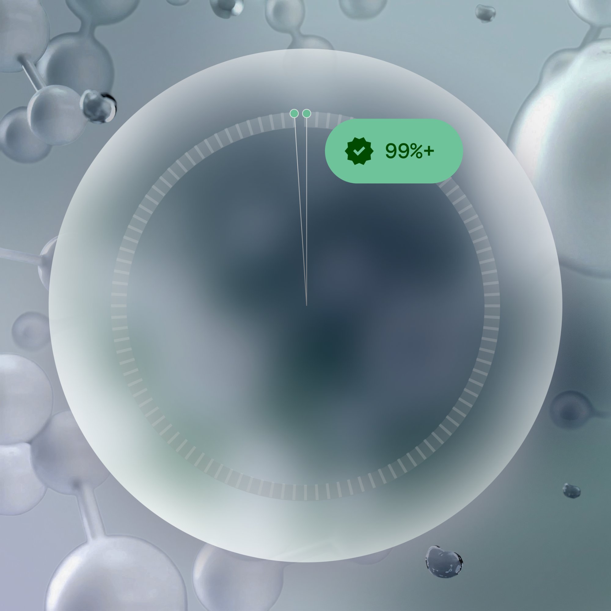 99%+ purity molecular verification